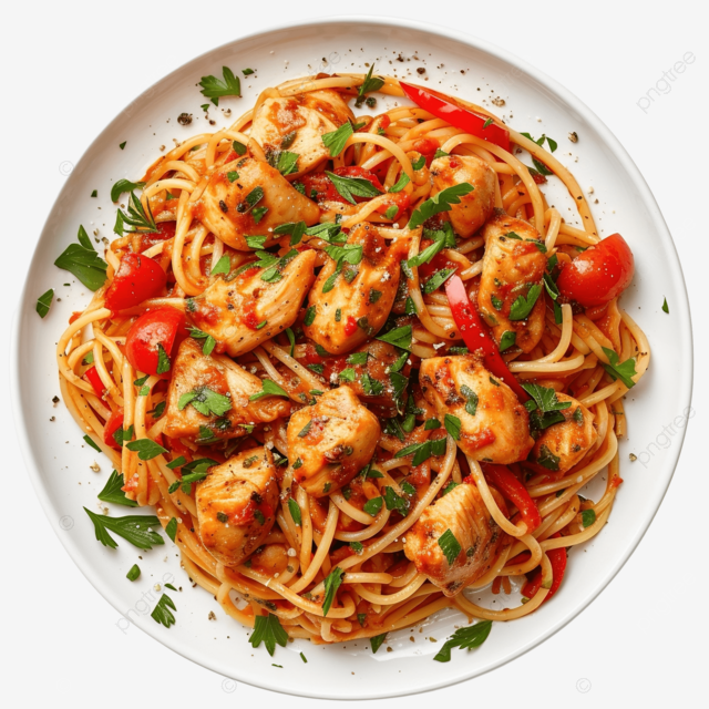 Spagetti chicken