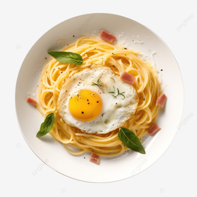 Spagetti egg/vege